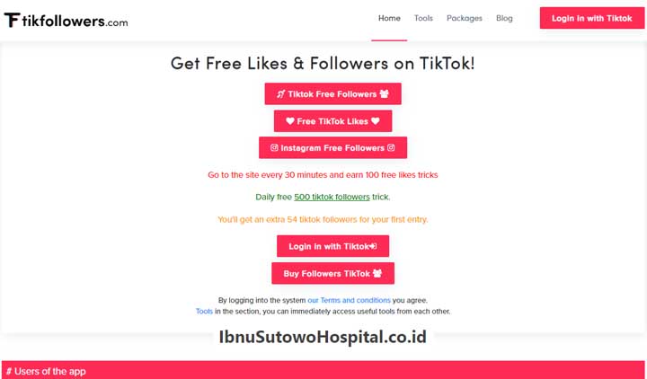 free like tiktok followers